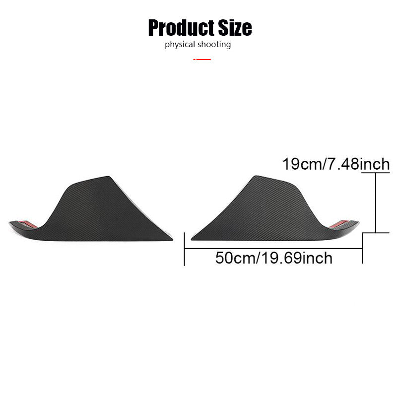 REAL Carbon Rear Bumper Side Corner Aprons Spats For 2020-23 Supra GR A90 n