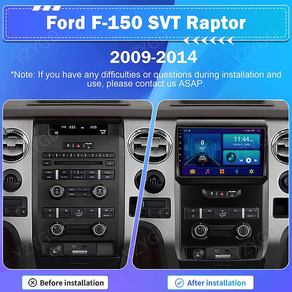 for Ford F150 2009-2014 Stereo 9inch Android Auto Carplay Car Radio GPS Screen