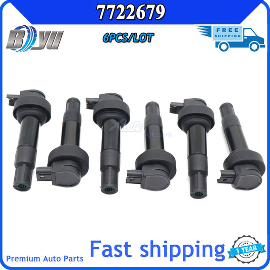 6-pack of ignition coils suitable for K1600GT K48 K61 2010-2017 7722679-02 7715853 772267902 v