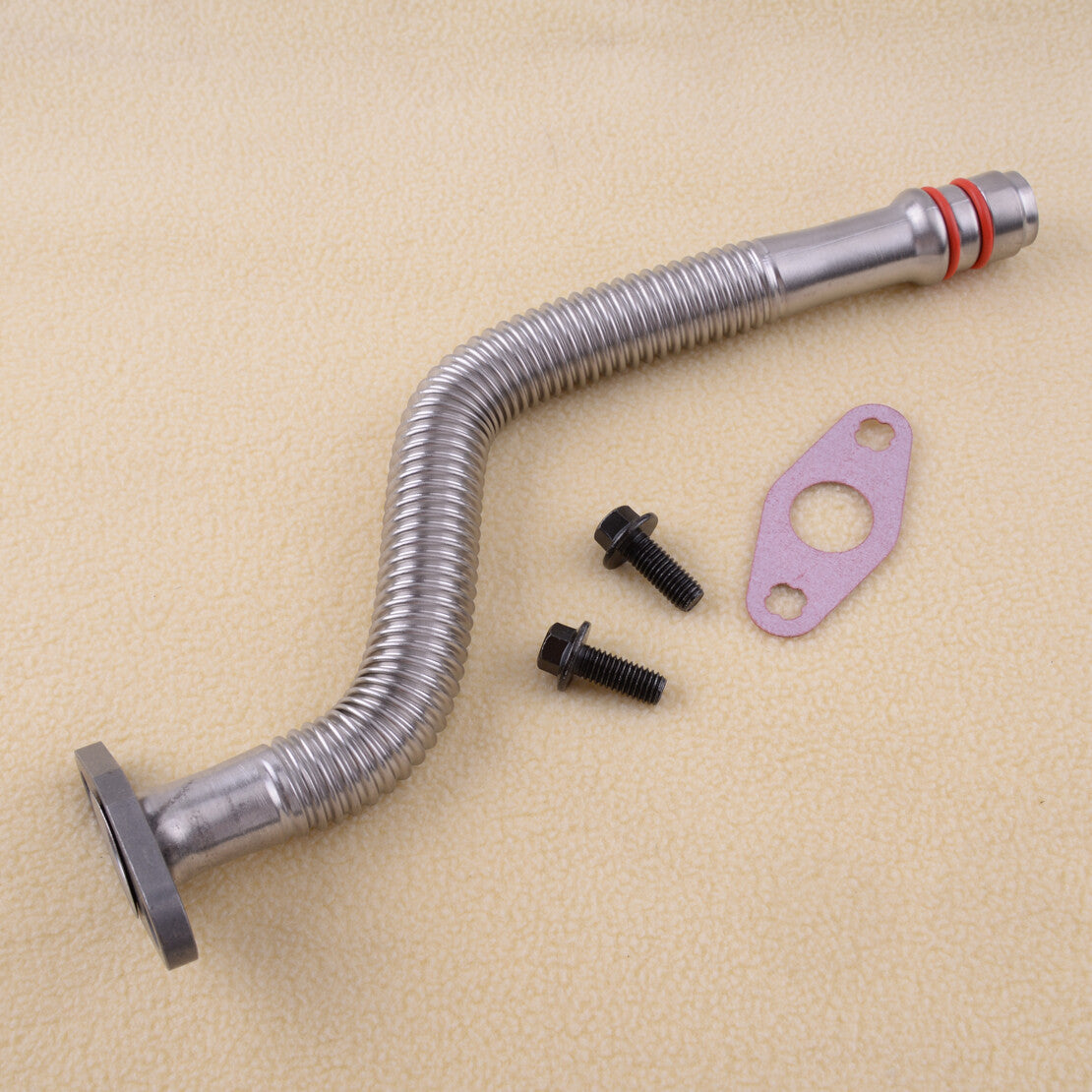 Engine Turbo Oil Return Drain Pipe Tube Kit Fit for for Dodge 59L Diesel v