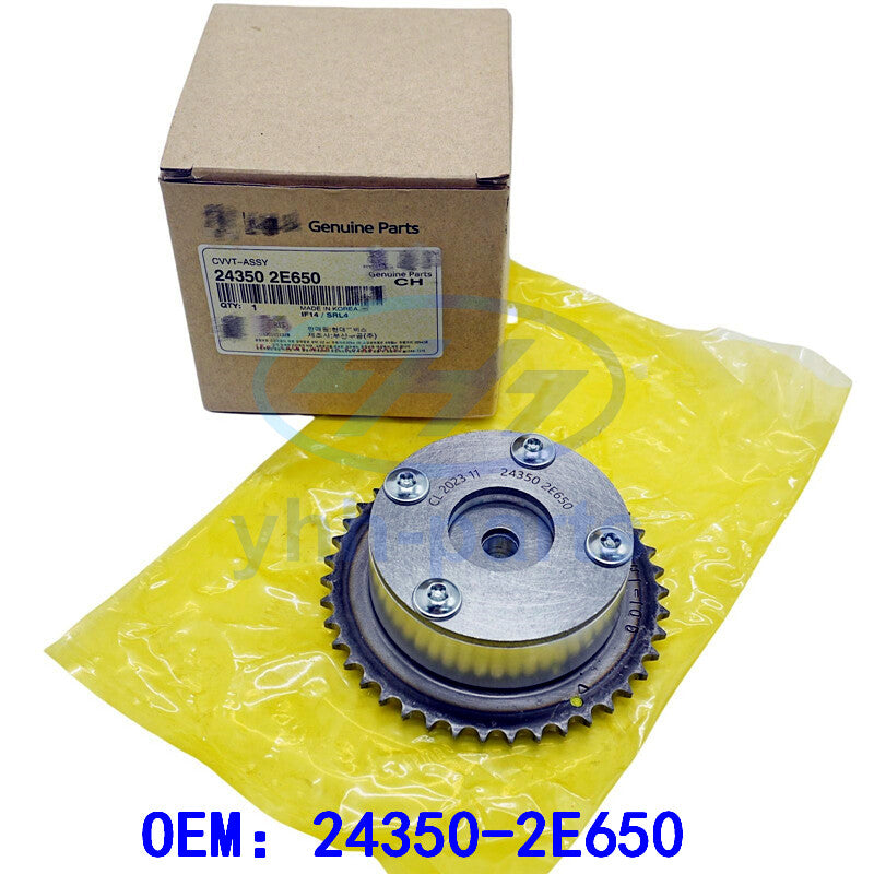 243502E650 INTAKE CVVT GEAR FOR 16-19 SONATA 17-20 OPTIMA HYBRID 2.0L