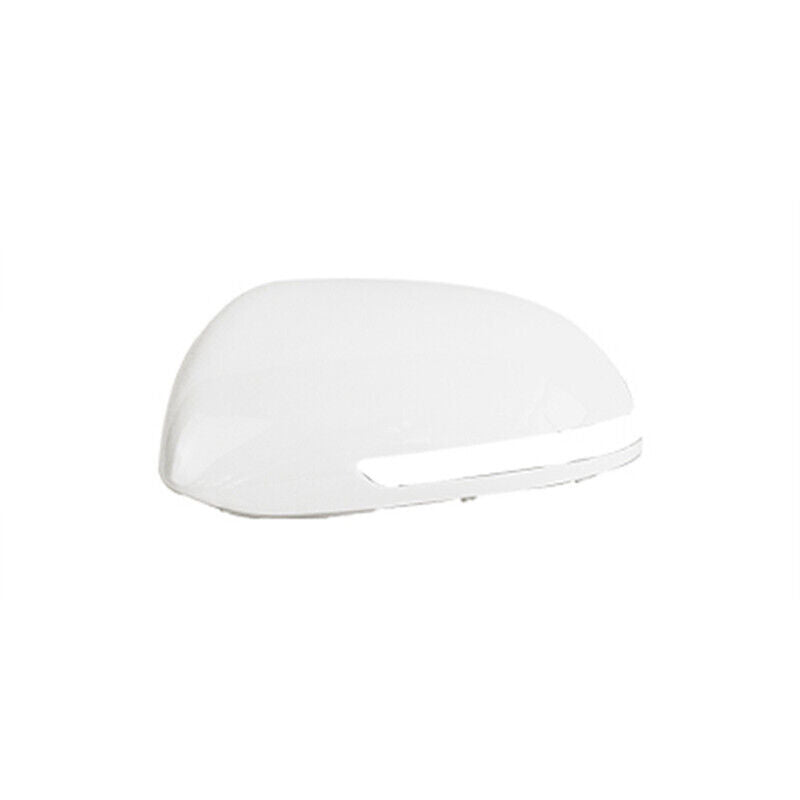 White Left Side Rearview Mirror Shell Cover Cap Fit for Kia Pegas 2017 2018-2019