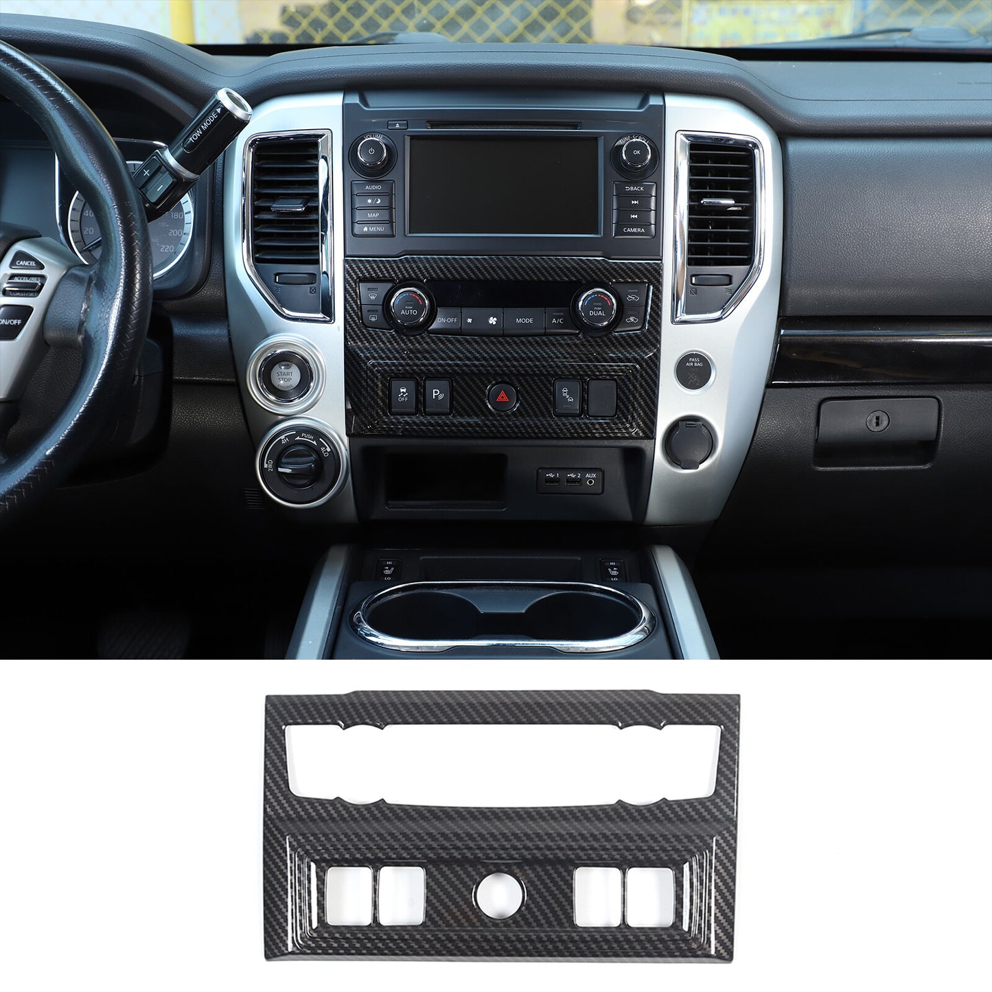 Black tailgate flagpole searchlight bracket installation suitable for FJ Cruiser 2007-21- v