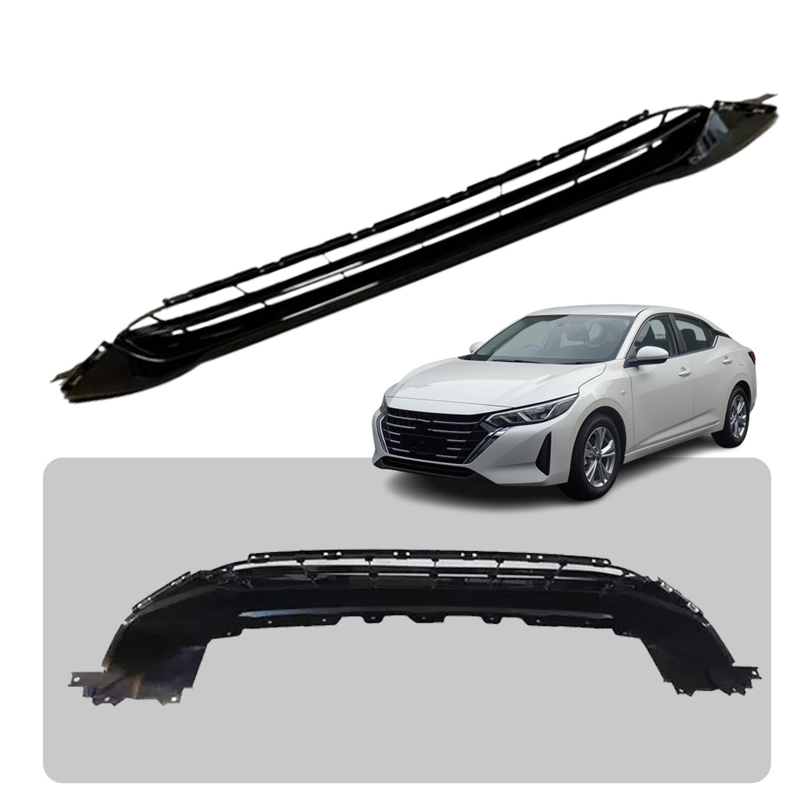 62254-6LY0A Front Bumper Lower Grille for 2024-25 for Nissan Sentra Grille Assembly