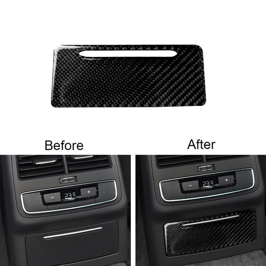 Carbon Fiber Inner Storage Box Panel Trim Cover for Subaru BRZ for 2017-2019 v
