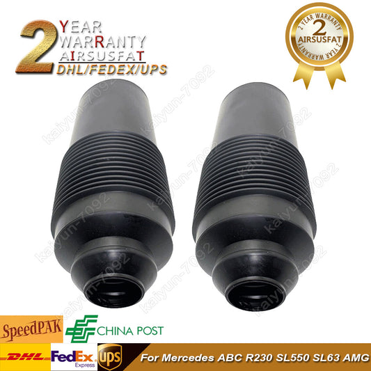 2 Pcs Front R230 Shock Dust Boot Cover fit for Mercedes ABC Strut Boot 2303270092