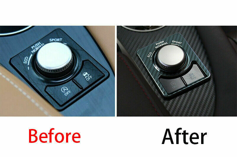 for Honda Accord 2018-2022 Wood Grain Window Lock Lift Switch Button Panel Trim v