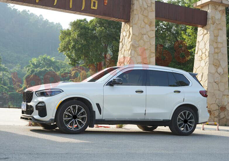 for BMW X5 G05 2019-2023 Silver Window Visor Vent Sun Shade Rain Guard Shield