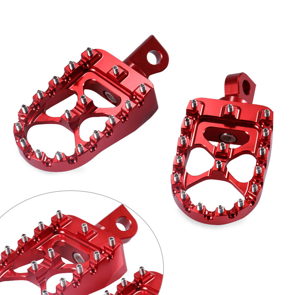 2x CNC Wide MX Style Foot Pegs Pedal Footrest fit for Harley Sportster Softail
