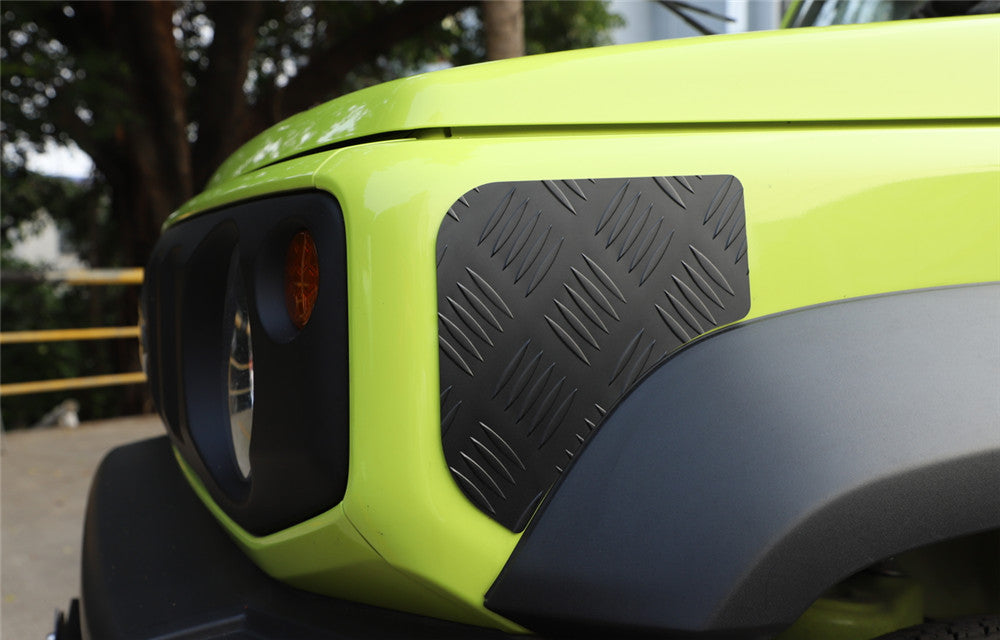 for Suzuki for Jimny 19-22 Alloy Black Front & Rear Fender Protector Panel Cover B n