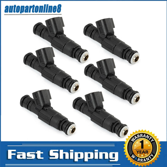 6-piece fuel injector upgrade with 4 holes for 1999-2004 for Jeep Cherokee 4.0L L6 0280155784