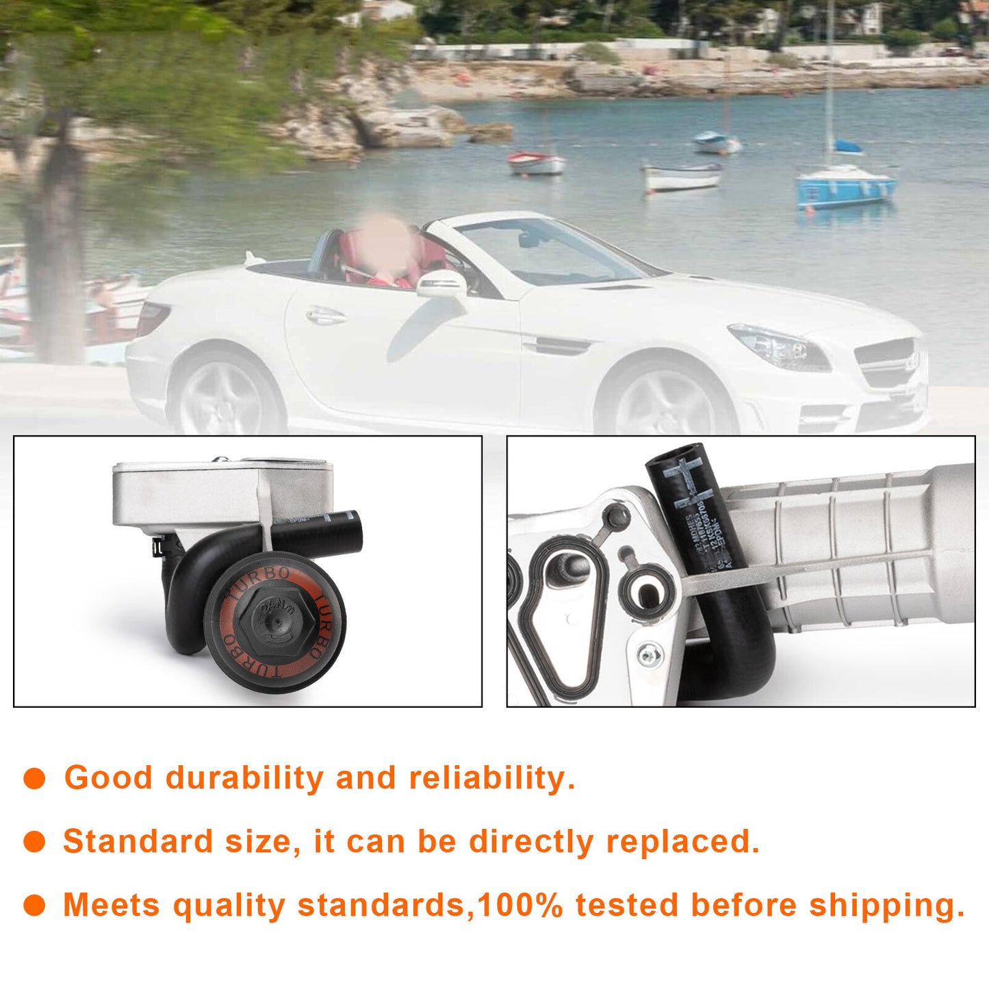 A2711801410 Engine Oil Cooler Filter Housing for Mercedes-Benz C250 SLK250 1.8L Q