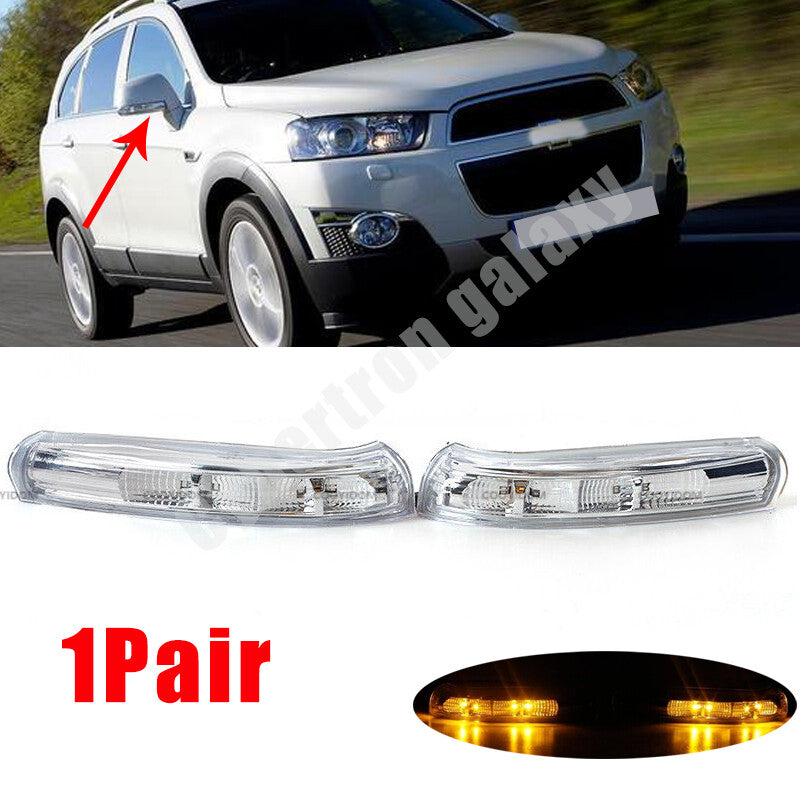 Pair Rearview Turn Signal Light Mirror Lamp for Chevrolet Captiva 2007-2016