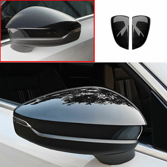 Fit for Audi A3 22-2023 ABS Bright Black Trim Cover Rearview Mirror LR Decor 2X