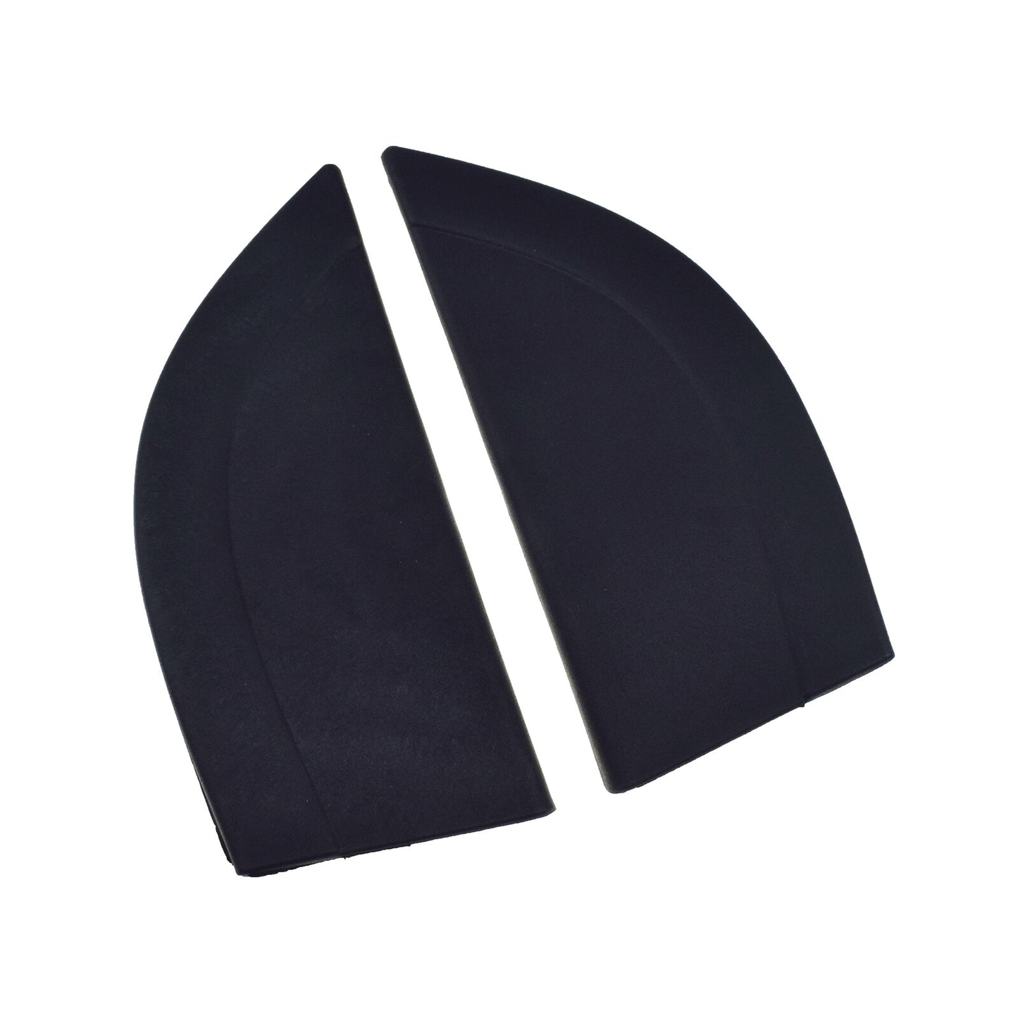Delta forming of left and right rear window triangular plates suitable for modern accents 2006-10 Q