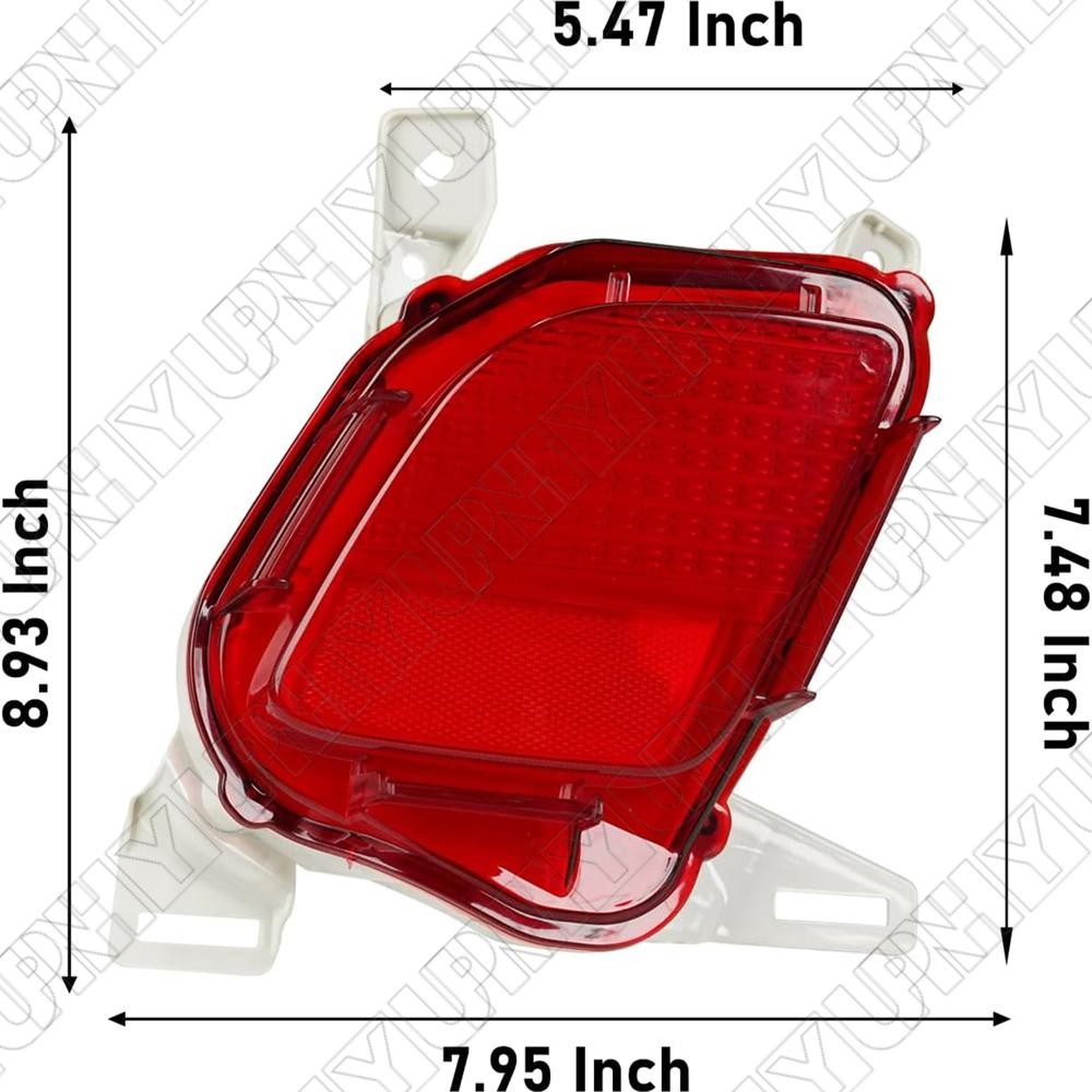 1× LH Left Side Rear Bumper Reflector 814900E020 for Toyota Highlander 2014-2019 Q