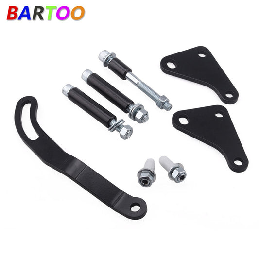 SBC Black Saginaw Power Steering Pump Mounting Bracket for LWP SWP SB 327 350 Q
