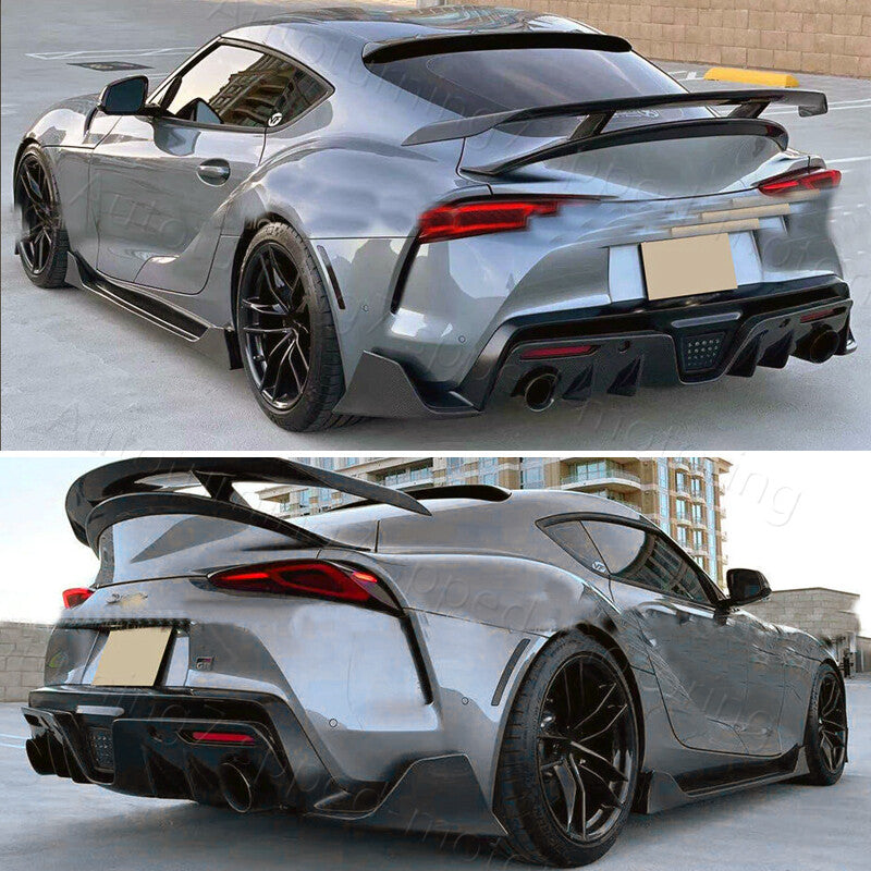 REAL Carbon Rear Bumper Side Corner Aprons Spats For 2020-23 Supra GR A90 n