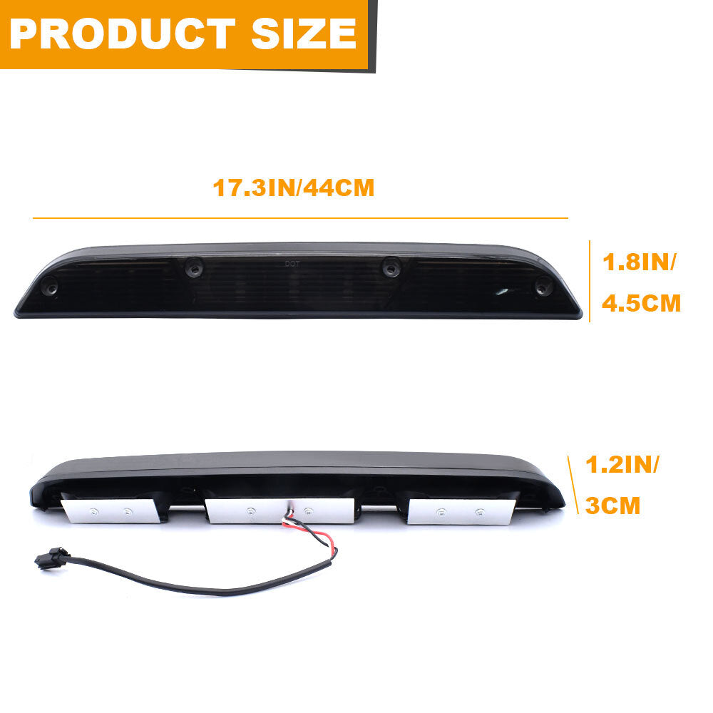 Smoke effect suitable for 15-20 F150 LED third brake light LED rear reverse cargo light - n