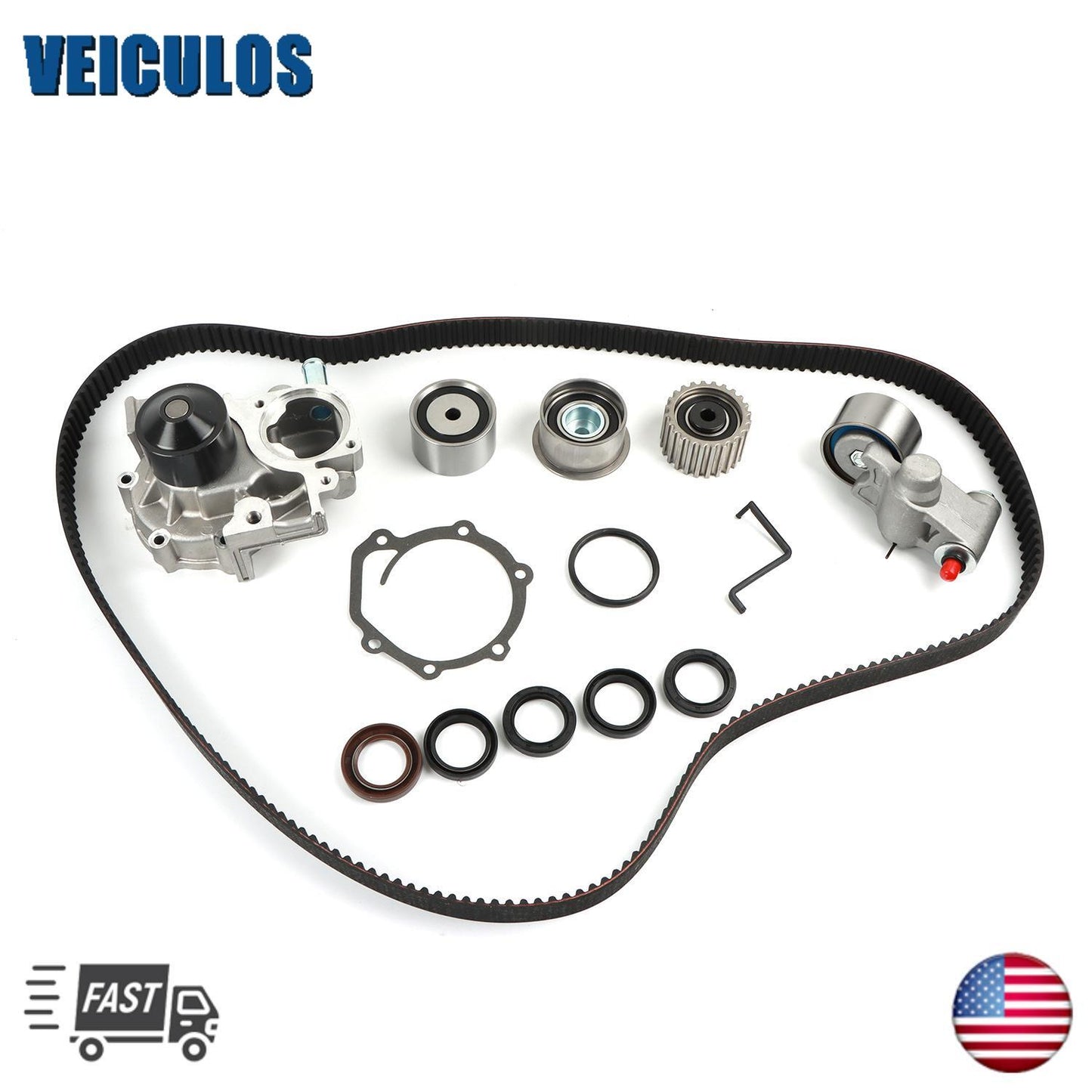 Timing Belt Kit Water Pump for 06-12 for Subaru Forester Legacy Impreza Outback 2.5L