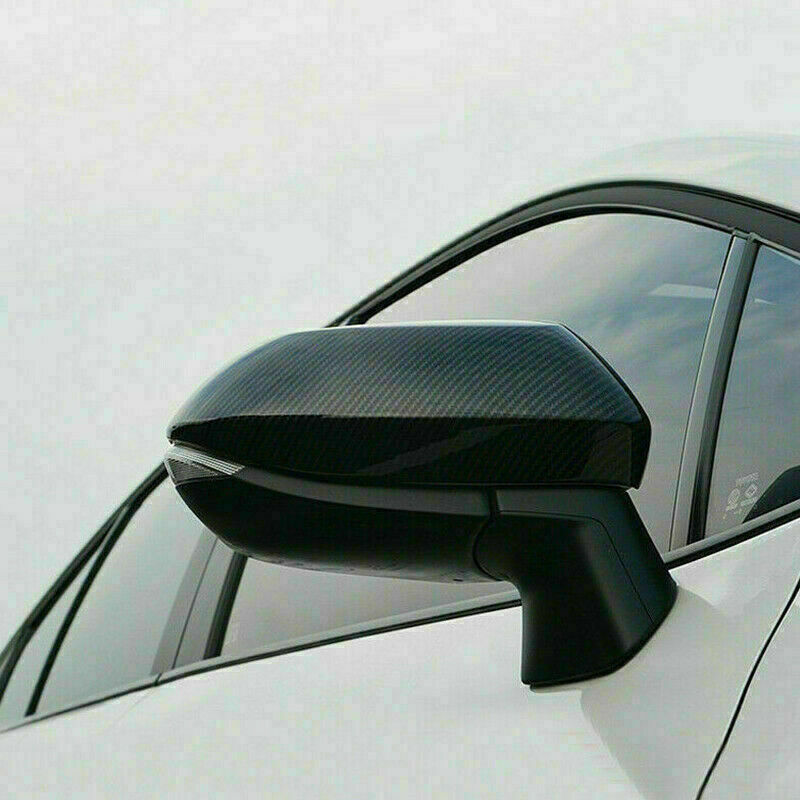 for Toyota for Corolla 2019-2022 Carbon Fiber Style Side Rearview Mirror Cover Trim