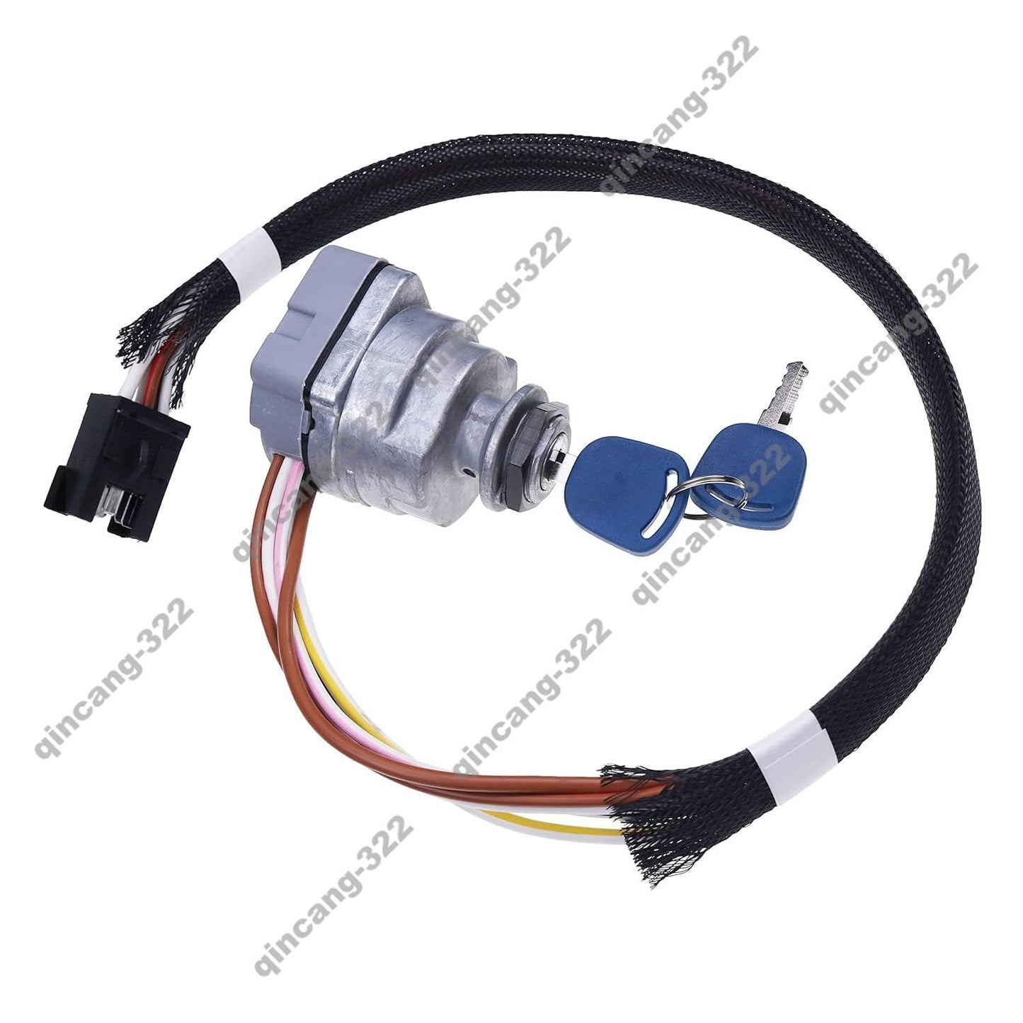 Ignition Switch with Key 87561528 for CASE MAXXUM 100 115 125 135 150 Tractor Q