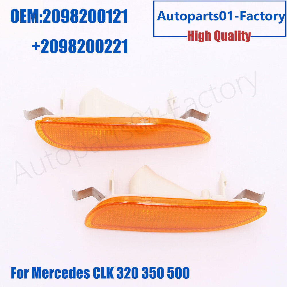 1Pair Side Marker Light Turn Signal Lamp Fits for Mercedes CLK 320 350 500 03-09