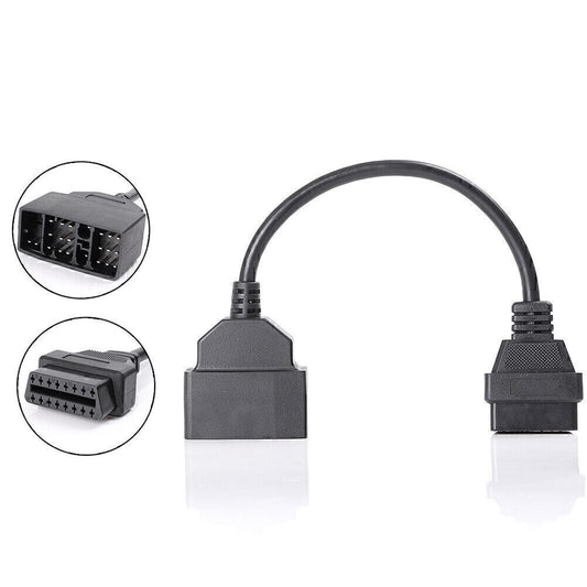 OBD1 to 16 -Pin OBD2 Adaptor Convertor Connection Cable for Toyota 22-Pin 1PC Q