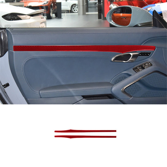 4X Carbon Fiber Rear Storage Box Frame Cover Trim For X3 F25 X4 F26 2011-17 v
