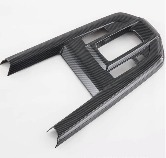 Carbon Fiber Gear Shift Panel Cover For 2024 for Isuzu D-Max Accessories Frame Trim