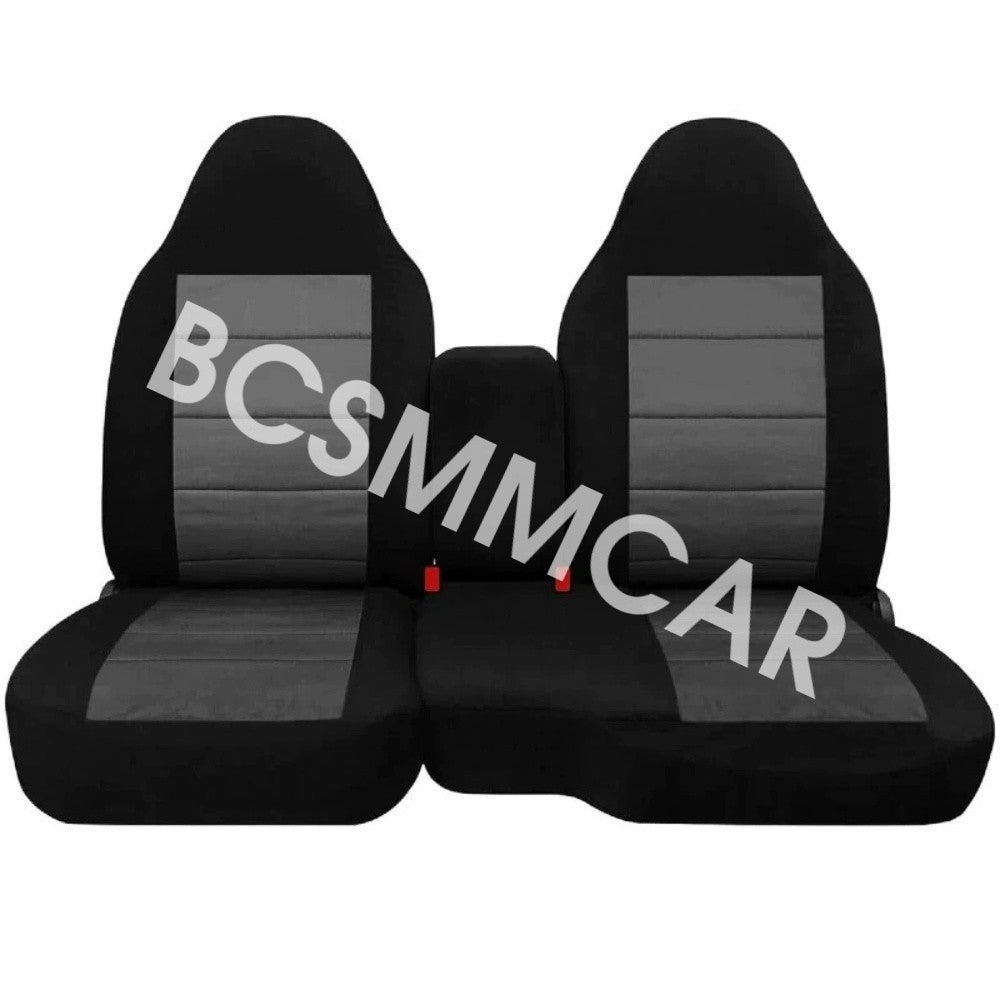 60/40 High Back Car Front for Seat Cover Protector Fit For 2004-2012 Chevy Colorado Q