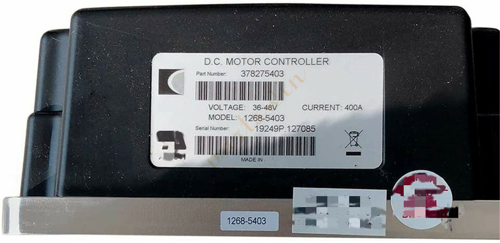 1268-5403 Programmable DC SepEx Motor Controller 400A 36V/48V Suitable for CURTIS IP67 n