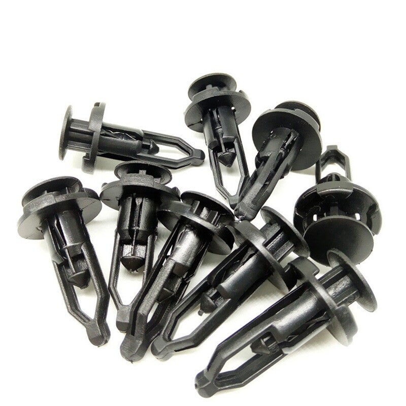 25pcs Push-Type Automotive Clips Rivet Retainer Fender Bumper Fasteners Clips