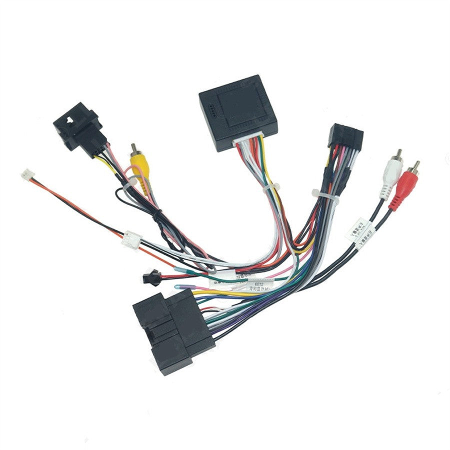 Car 16Pin Android Stereo Power Wiring Harness for Ford Kuga/Focus/Edge/Explorer Q
