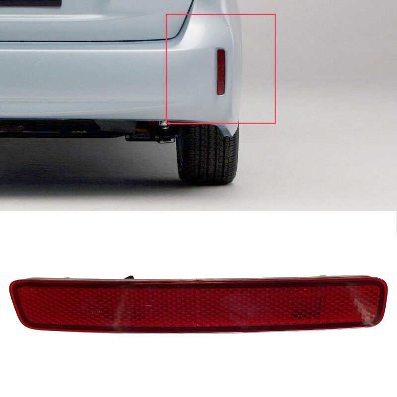 Right Rear Bumper Reflector Tail Light Red Lens Fit for Prius V 2012-2017 v