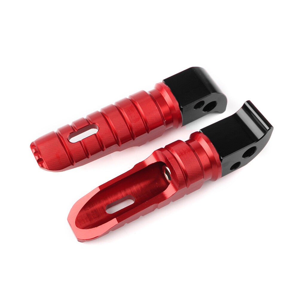 Rear Foot Pegs Rests Fit for Yamaha MT-09 MT-07 MT-03 FZ-07 FJ-09 FZ1 FZ6 R3 RED