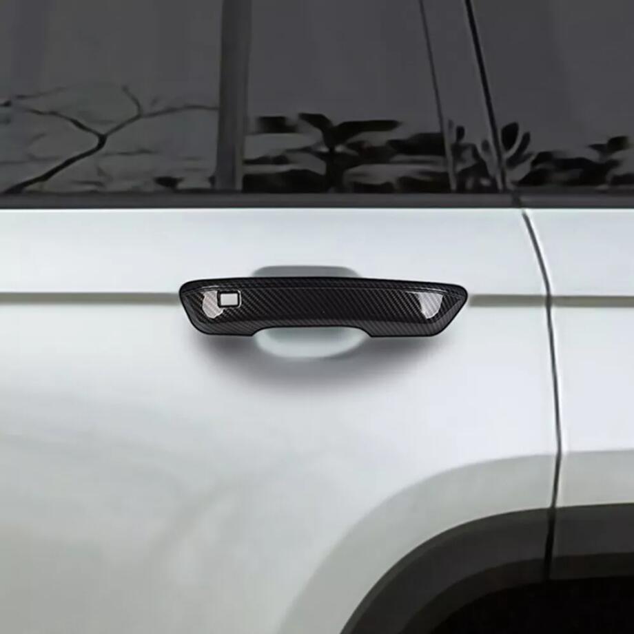 Car Door Handle Trim Cover for Jeep Grand Cherokee 2022-2024 Accessories Carbon v