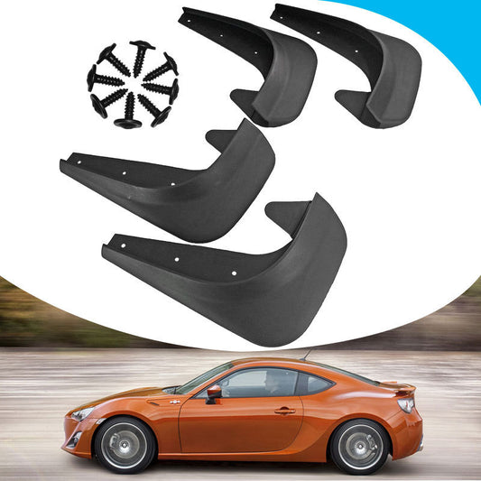 4PCS Universal Car Mud Flaps Splash Guards for Front Rear Auto Car
