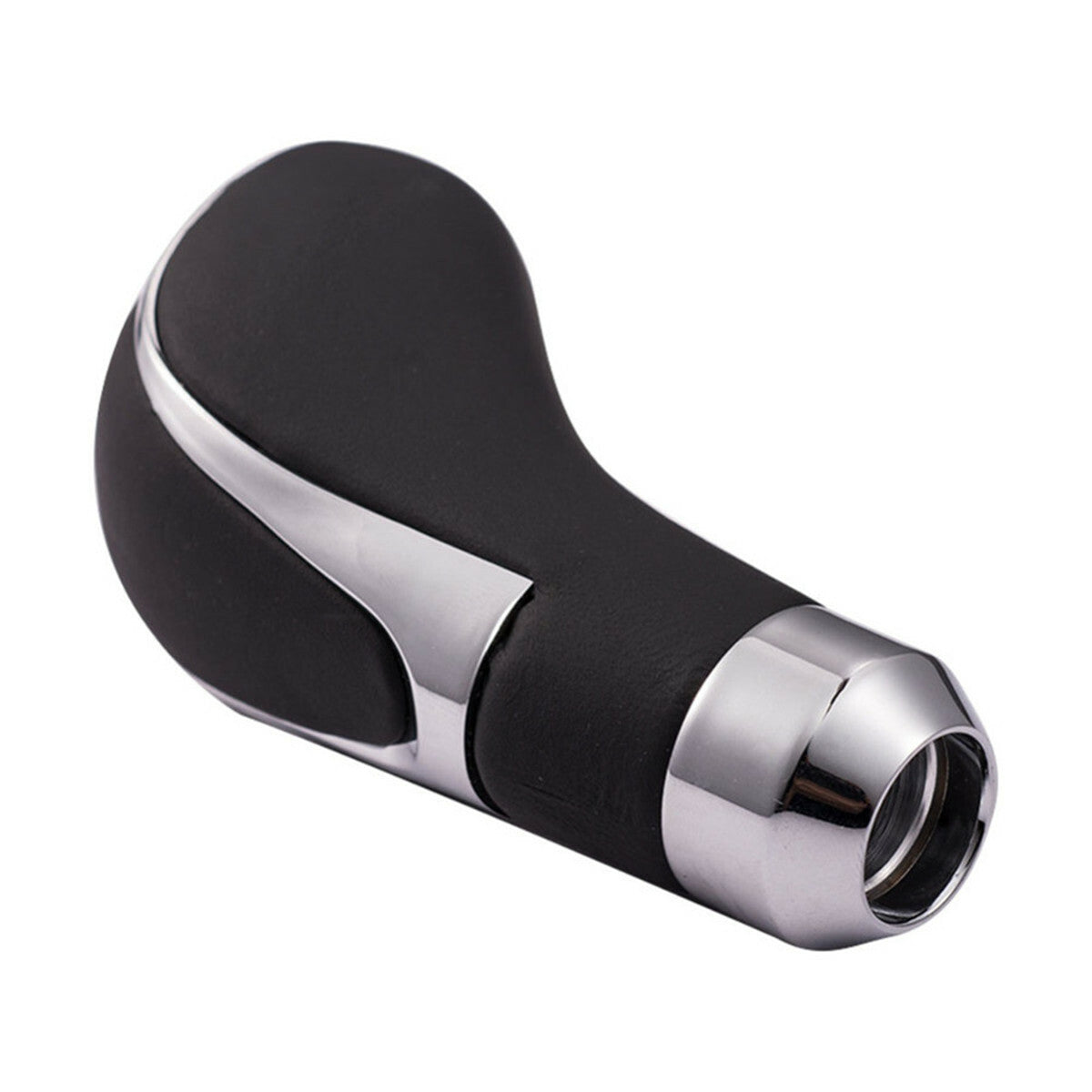 Car Gear Shift Knob Manual Automatic Shifter Lever Handle Real Leather Accessory
