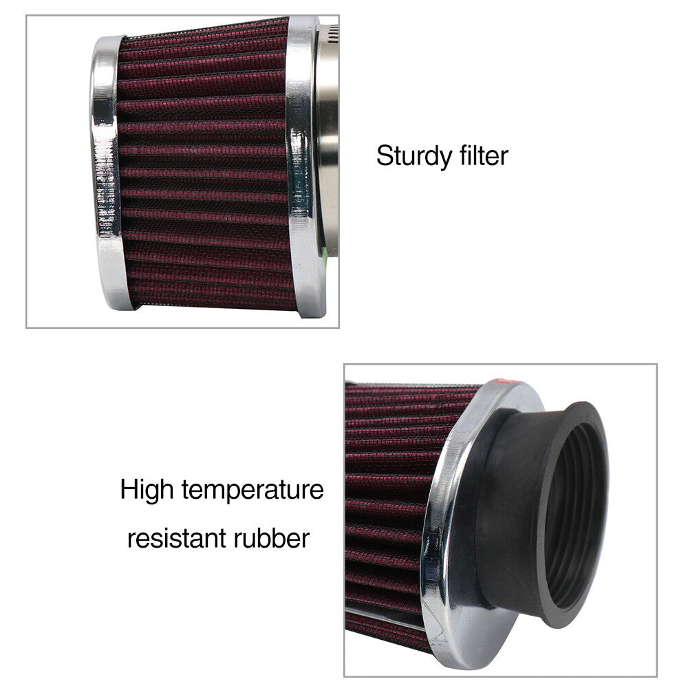 Carburetor 42mm Velocity Stacks Air Intake Filter ATV Bike Motorcycle Q
