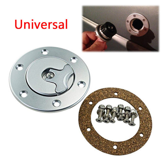 CNC aircraft fuel cell fuel cell cover flushing and installation with 6 holes, ID: 35.5 mm anodized blank
