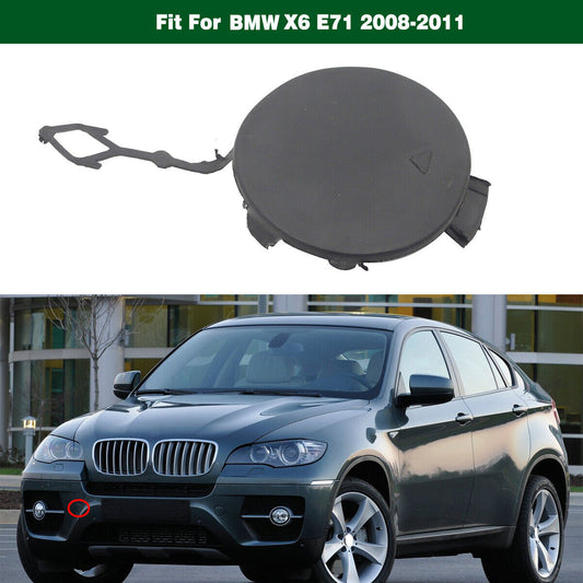 Front bumper tow hook visor cap (right side, 51112147596) Suitable for BMW X6 E71 2008 - 2011 Q