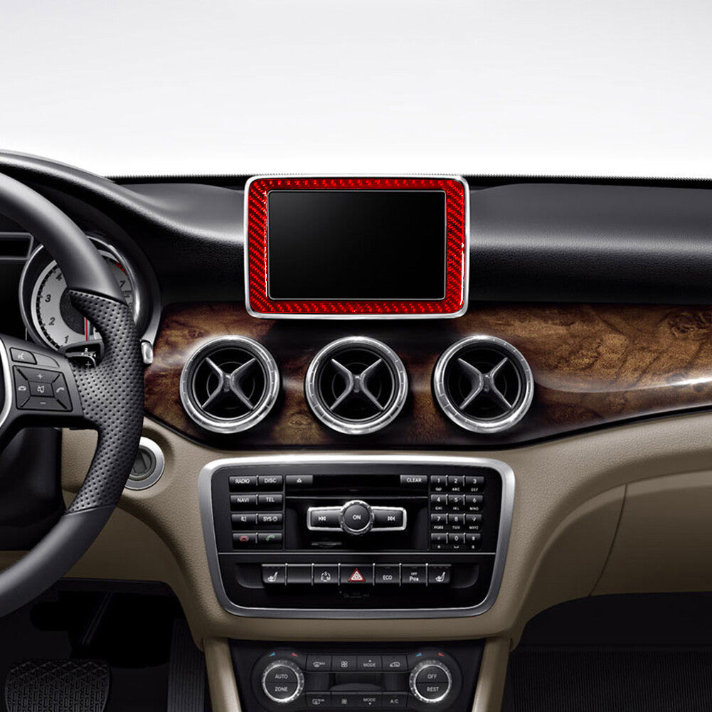 Red Carbon Fiber Overhead Console Outer Frame For Silverado/tahoe/ for sierra 2007-14 v