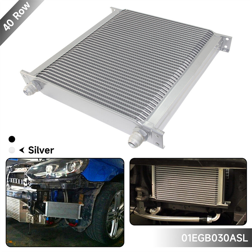 High Performance 40 Row AN10 Aluminum Engine Transmission Oil Cooler Radiator SL