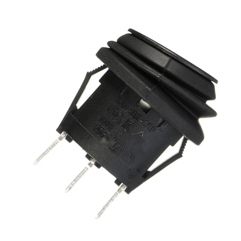 5x ON/OFF/ON 3 Position Boat 3Pin Round Rocker Switch SPDT 6A/250V 10A/125VAC v