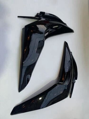 For Z1000 2014-2016 Glossy Black Front Side Radiator Shroud Cover Panel Fairing