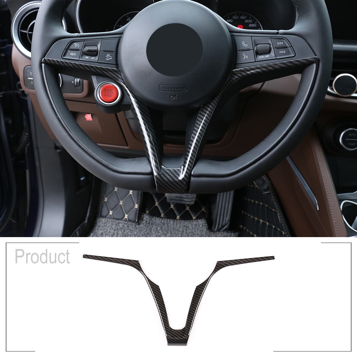 for Subaru WRX 2022 - 2023 Center Console Armrest Box Protection Trim Cloth- v
