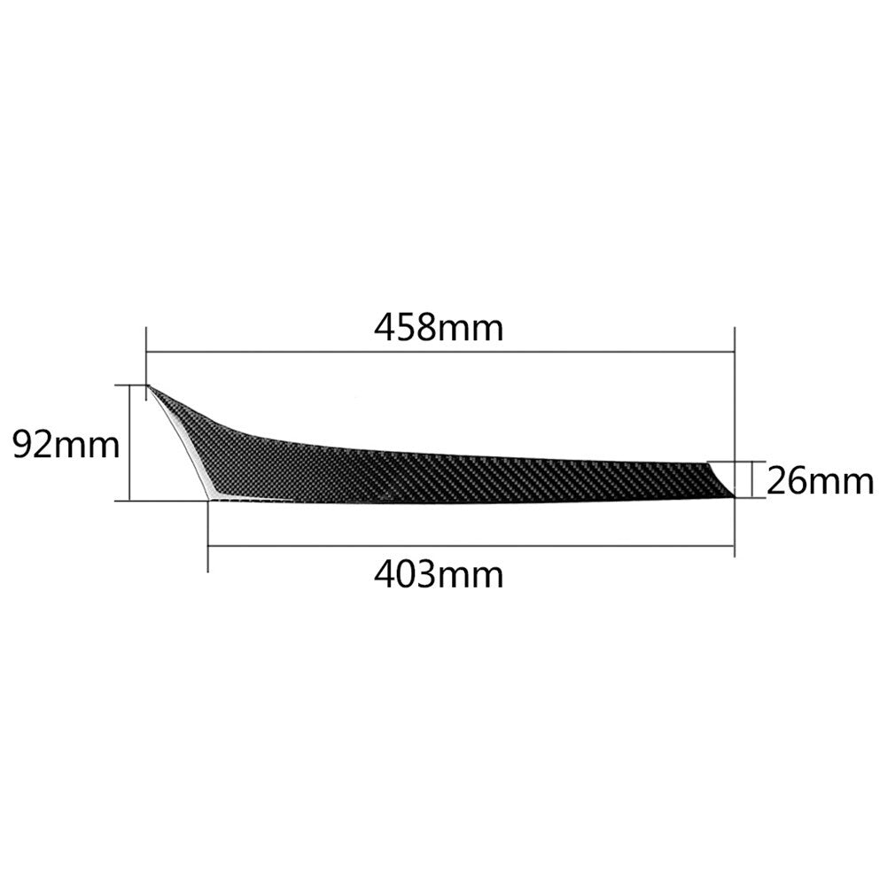 The chrome alloy cover stripe on the rear tailgate is suitable for Mazda 3 Axela 2019-2023- v