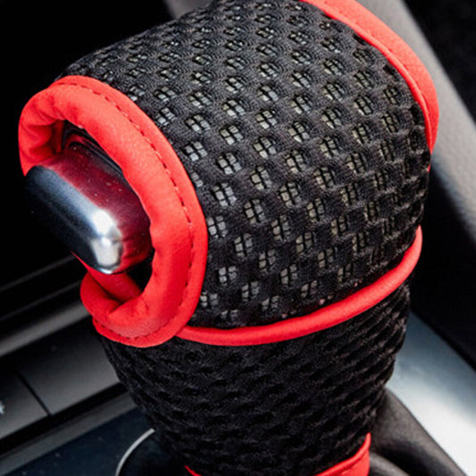 Car Auto Cloth Flat Gear Shift Knob Gear Handle Stick Protector Cover SUV Truck Q