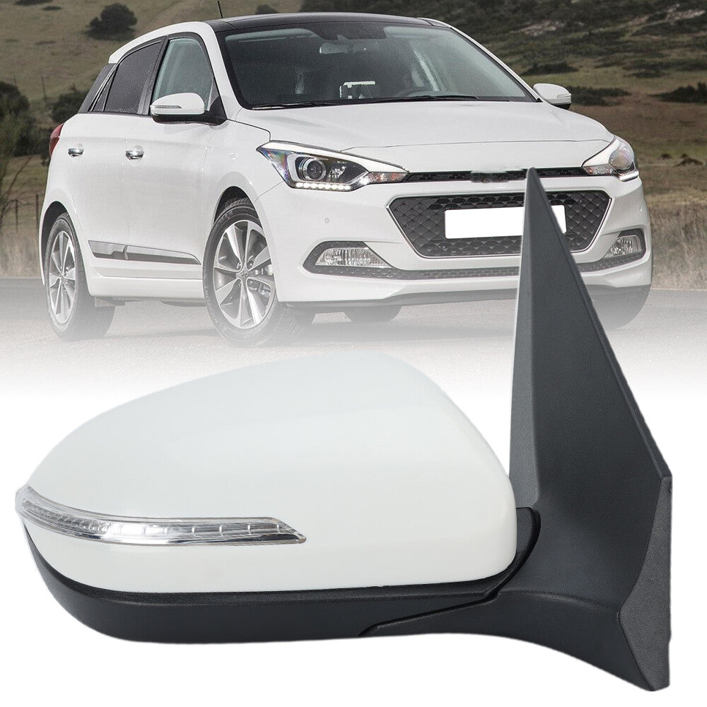 for Hyundai I20 MK2 GB IB 2015-2020 Wing Mirror Rear View Mirror Right White 5 Wire